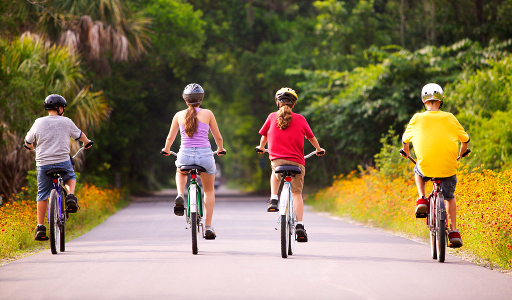 kids on bike